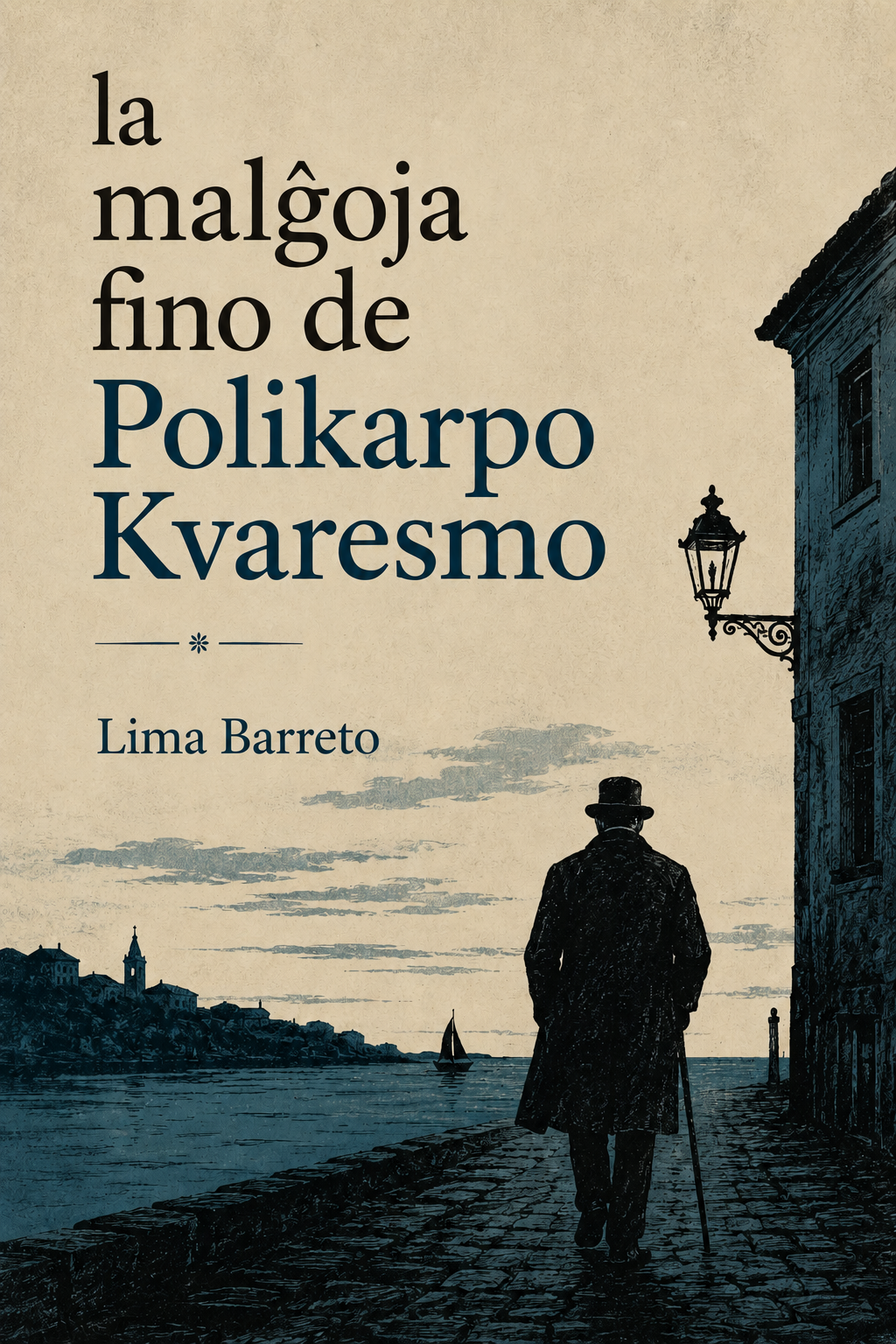 Kovrilo de la libro La malĝoja fino de Polikarpo Kvaresmo